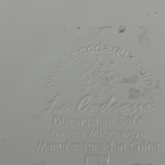 Le Cadeaux Ceramic Cheese Fruit Cutting Board Floral Motif - Picture 5 of 5